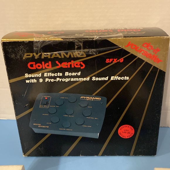 Vintage 80’s Pyramid SFX-9 Dj Radio Sound Effects - Picture 1 of 5